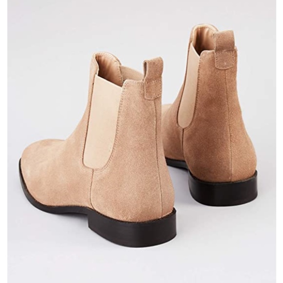 Genuine Leather Distressed Chelsea Ankle Booties - Picture 3 of 4